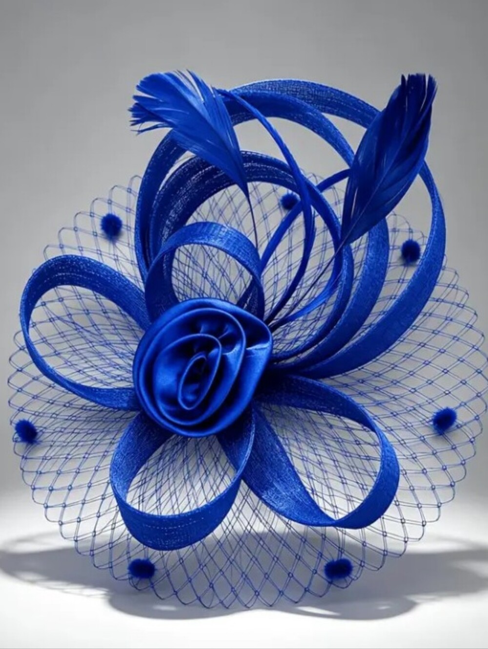 NEW! Elegant Royal Blue Kentucky Derby Hat